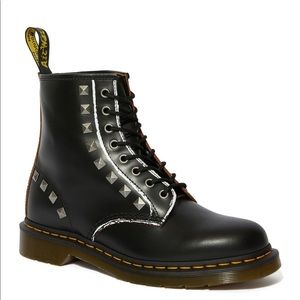 Dr. Martens Black Studded Combat Boots